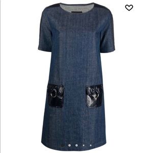 Boutique Moschino denim shift dress